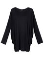 Casual Loose Ultra-wide Long Bat Sleeve Knitted T-shirt